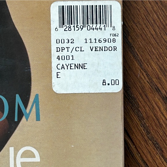 Three pairs Nordstrom Opaque Pantyhose Colour Cayenne Size E - Picture 3 of 6